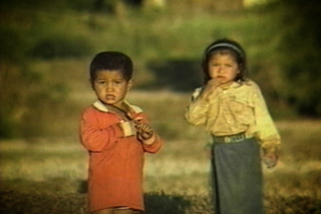 Image of children in the fields