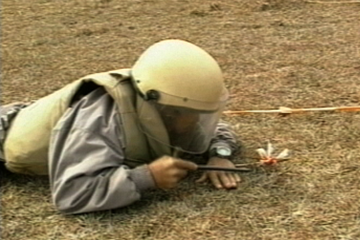 Image of a man in gear for Current Status